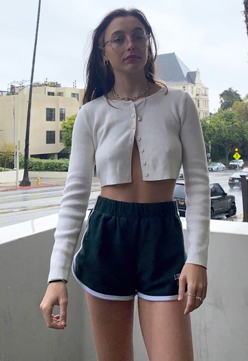 Emma Chamberlain cleavage and legs 6